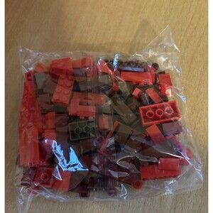 Lego 2011 Rectangular RED Bricks-All Sizes- from 10698 Set-Sealed-New In Bag